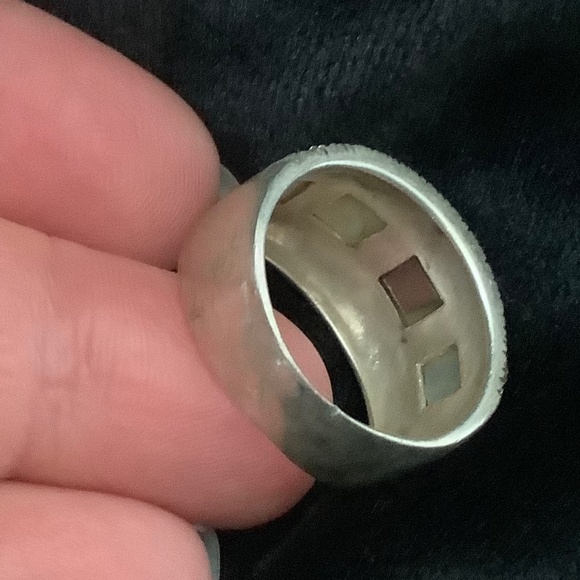 Unisex 925 ring SZ 7 - Picture 5 of 8